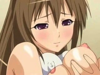 Hentai menina masturbando no banheiro