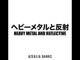 Metal pesado e azeália reflexiva bancos