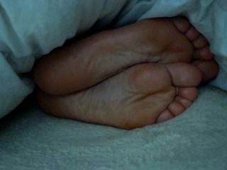 Meus pés sonolentos minúsculos